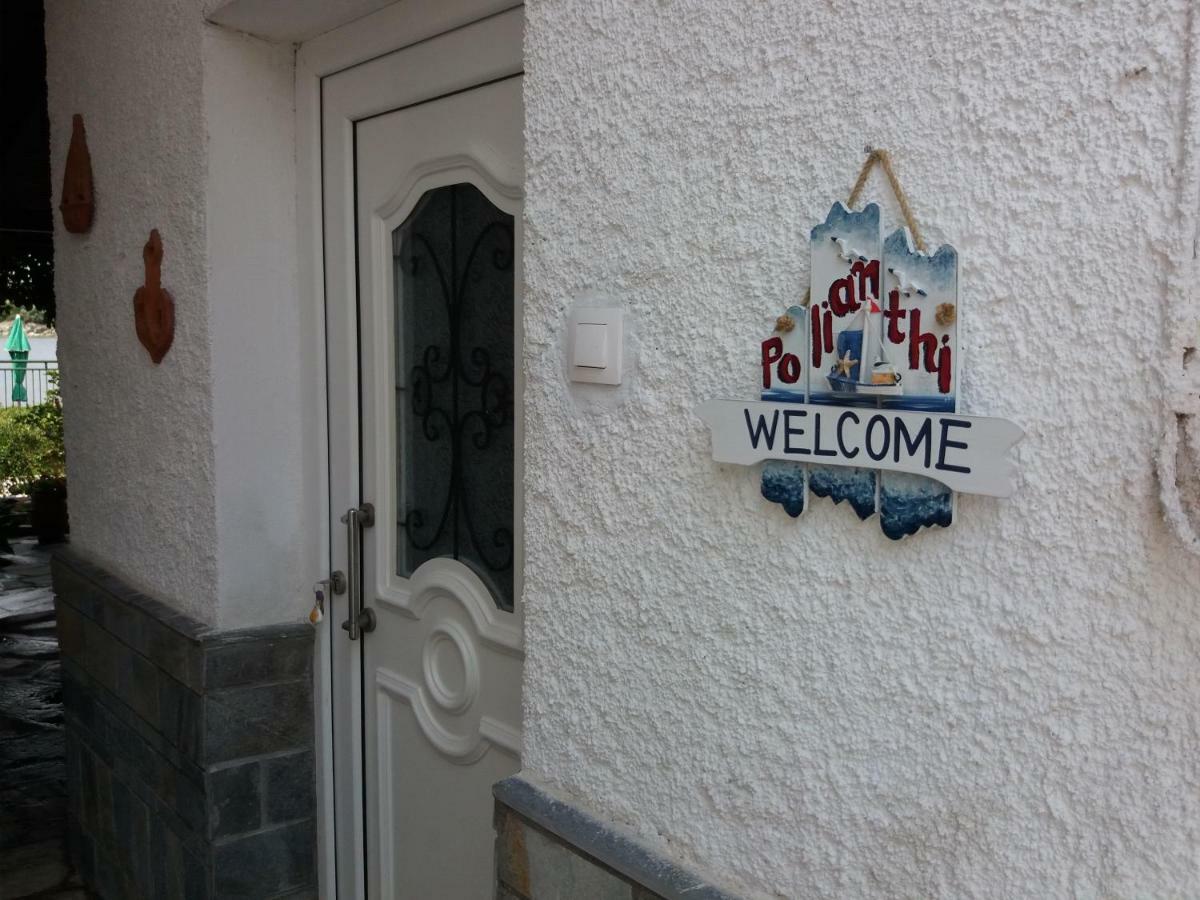 Вилла Polianthi Seaside House Marathos  Экстерьер фото